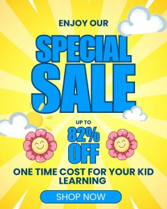 Discounted kids worksheets pack with colorful preschool printable activities on sale