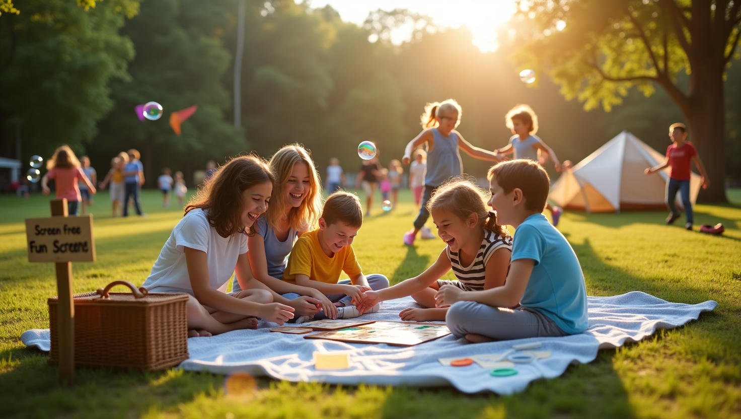 Family outdoor fun