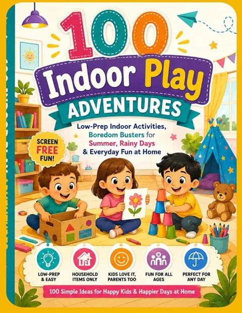 Cover of 100 Indoor Play Adventures by Mr A G