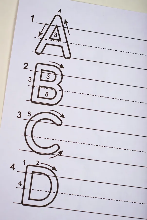 Kids Tracing Activity (Handwriting Practice PDF) sample page preview