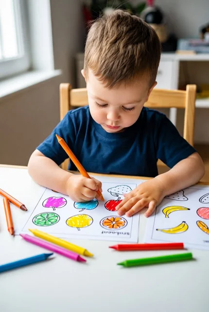 Cover of Preschool Coloring & Activity Bundle (printable PDF)
